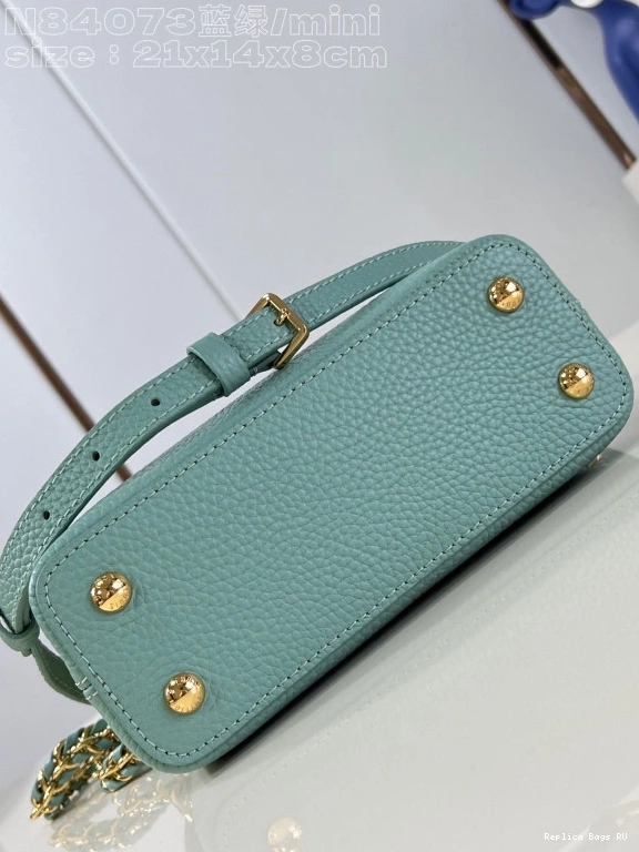 Affordable VUITTON LOUIS MINI-22*12*8CM CAPUCINES 0728